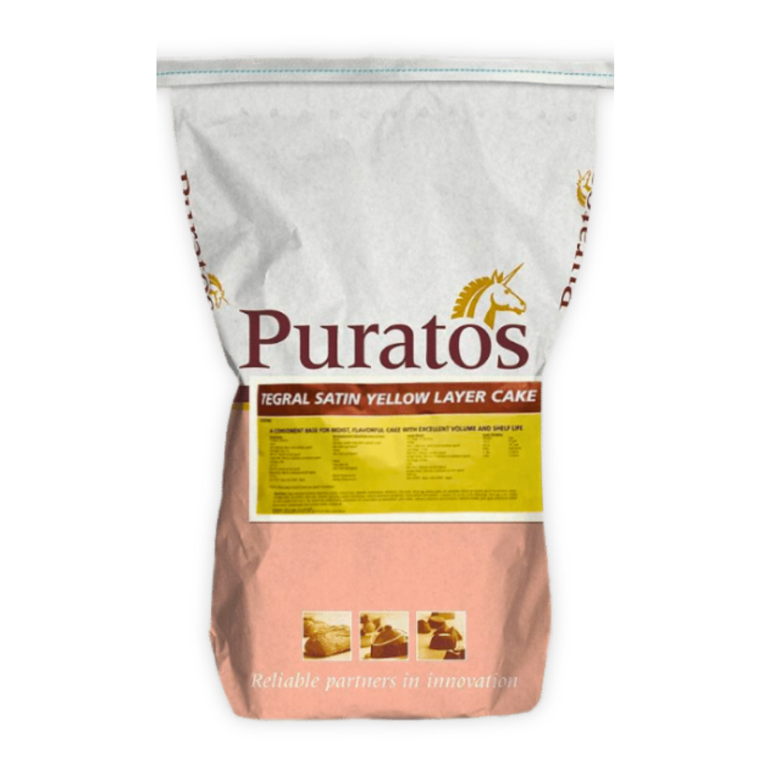 Puratos Tegral Satin Yellow Layer Cake 50LB