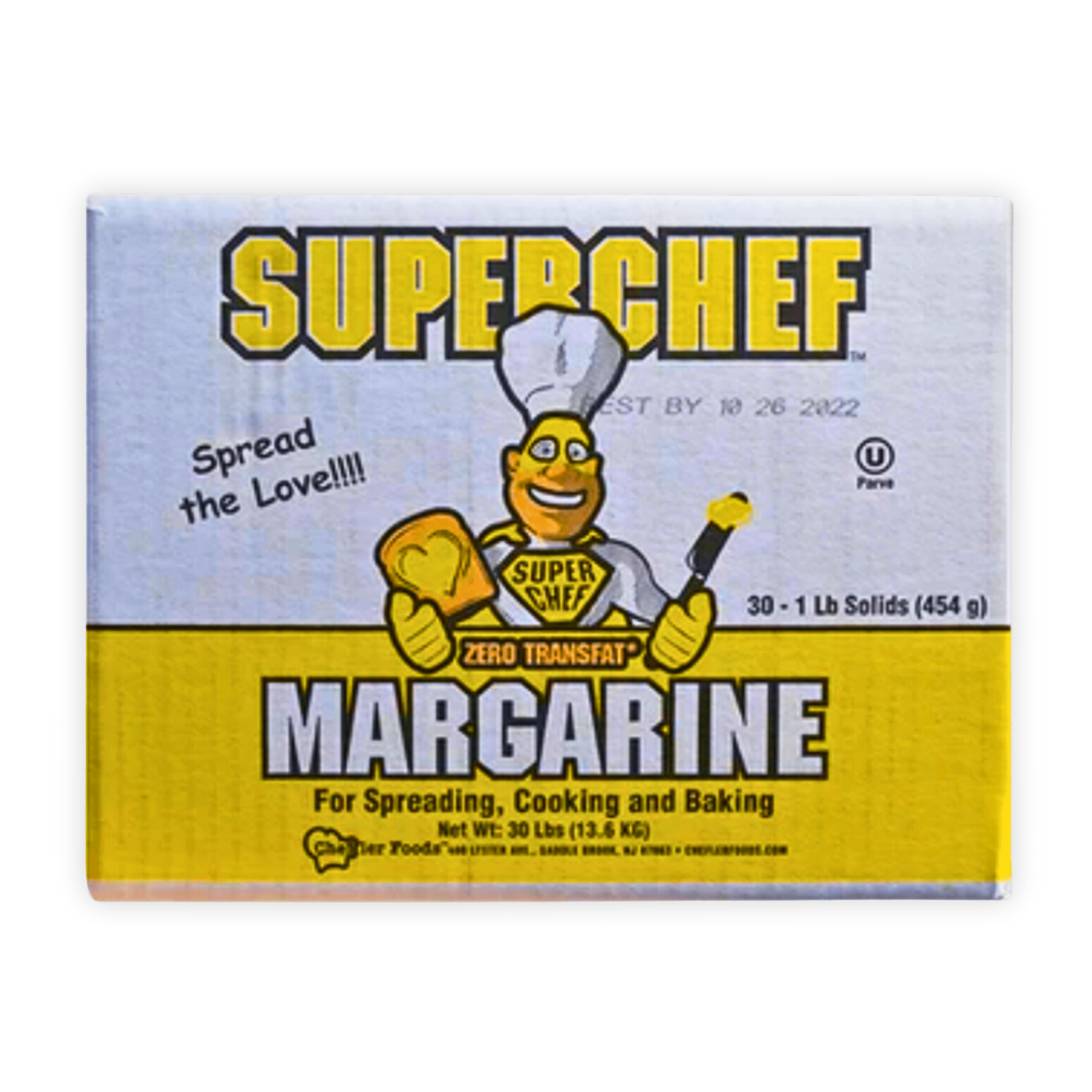 SuperChef® Margarine Zero TransFat – Unsalted 30LB