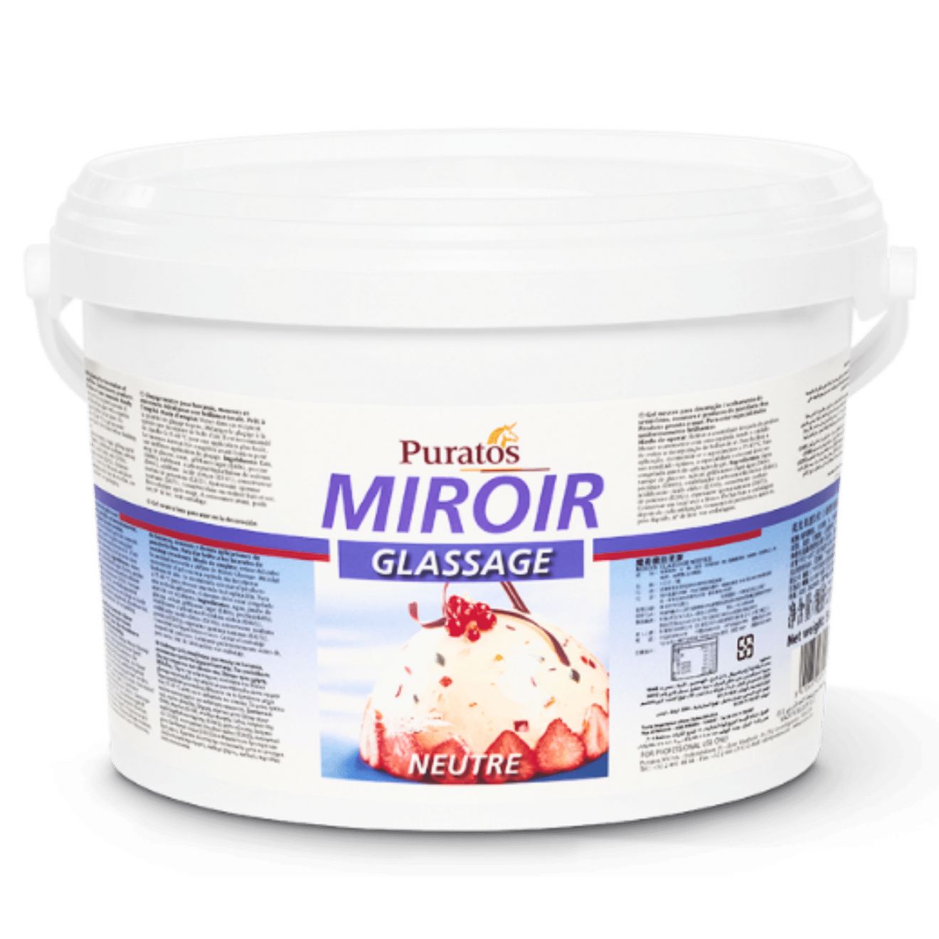 Puratos Miroir Neutre Premium Quality Mirror Glaze