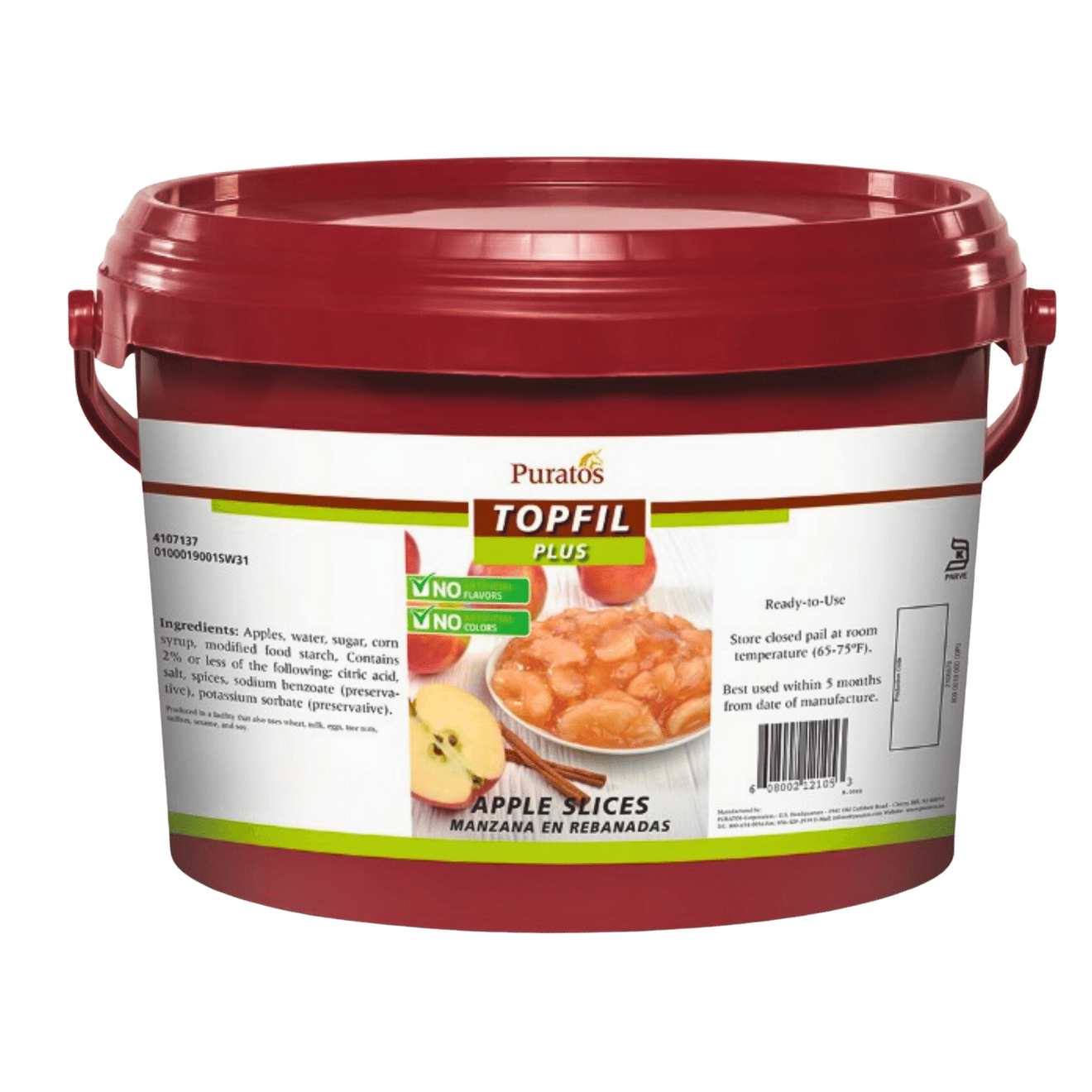 Puratos Topfil Plus Apple Slices 18LB