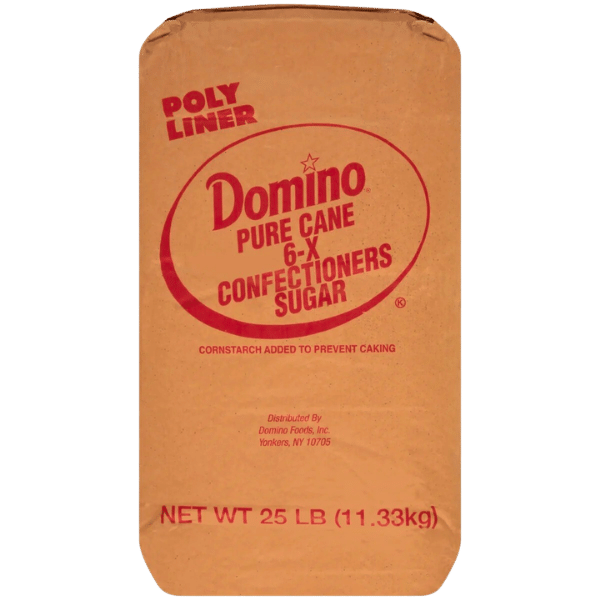 Domino Pure Cane 6-X Confectioners Sugar 25LB